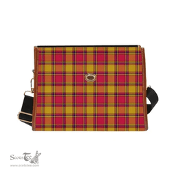 Scottish Canvas Bag Scrymgeour Clan Tartan Waterproof Canvas Bag - Classic Scottish Plaid Tartan Plaid