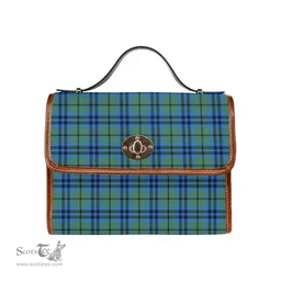 Scottish Canvas Bag Falconer Clan Tartan Waterproof Canvas Bag - Classic Scottish Plaid Tartan Plaid