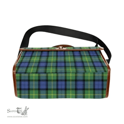 Scottish Canvas Bag Gordon Old Ancient Clan Tartan Waterproof Canvas Bag - Classic Scottish Plaid Tartan Plaid
