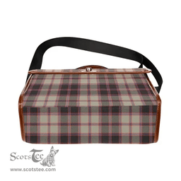 Scottish Canvas Bag MacPherson Hunting Ancient Clan Tartan Waterproof Canvas Bag - Classic Scottish Plaid Tartan Plaid