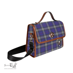 Scottish Canvas Bag Kinnaird Clan Clan Tartan Waterproof Canvas Bag - Crest Classic Scottish Plaid Tartan Plaid