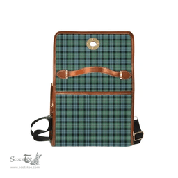 Scottish Canvas Bag Melville Clan Clan Tartan Waterproof Canvas Bag - Crest Classic Scottish Plaid Tartan Plaid
