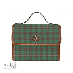 Scottish Canvas Bag MacKinnon Hunting Ancient Clan Tartan Waterproof Canvas Bag - Classic Scottish Plaid Tartan Plaid