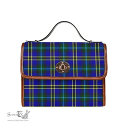 Scottish Canvas Bag Weir Modern Clan Tartan Waterproof Canvas Bag - Classic Scottish Plaid Tartan Plaid