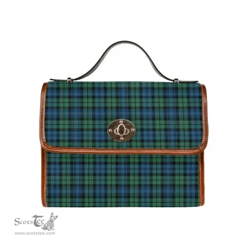 Scottish Canvas Bag Campbell Ancient 02 Clan Tartan Waterproof Canvas Bag - Classic Scottish Plaid Tartan Plaid