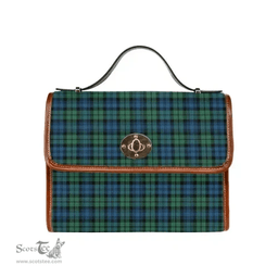 Scottish Canvas Bag Campbell Ancient 02 Clan Tartan Waterproof Canvas Bag - Classic Scottish Plaid Tartan Plaid