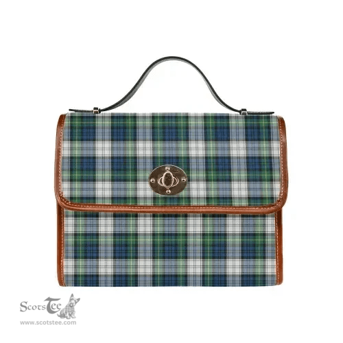 Scottish Canvas Bag Gordon Dress Ancient Clan Tartan Waterproof Canvas Bag - Classic Scottish Plaid Tartan Plaid