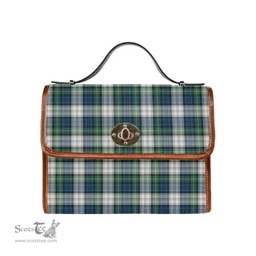 Scottish Canvas Bag Gordon Dress Ancient Clan Tartan Waterproof Canvas Bag - Classic Scottish Plaid Tartan Plaid