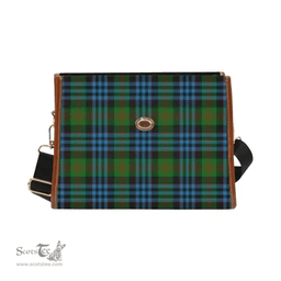 Scottish Canvas Bag Newlands of Lauriston Clan Tartan Waterproof Canvas Bag - Classic Scottish Plaid Tartan Plaid