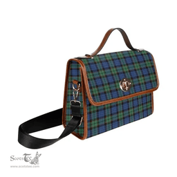 Scottish Canvas Bag Fletcher Ancient Clan Tartan Waterproof Canvas Bag - Classic Scottish Plaid Tartan Plaid