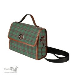 Scottish Canvas Bag MacKinnon Hunting Ancient Clan Tartan Waterproof Canvas Bag - Classic Scottish Plaid Tartan Plaid