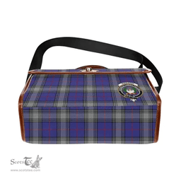 Scottish Canvas Bag Kinnaird Clan Clan Tartan Waterproof Canvas Bag - Crest Classic Scottish Plaid Tartan Plaid