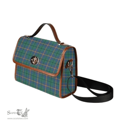 Scottish Canvas Bag Carmichael Ancient Clan Tartan Waterproof Canvas Bag - Classic Scottish Plaid Tartan Plaid