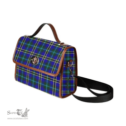 Scottish Canvas Bag Weir Modern Clan Tartan Waterproof Canvas Bag - Classic Scottish Plaid Tartan Plaid
