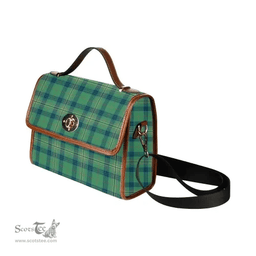 Scottish Canvas Bag Kennedy Ancient Clan Tartan Waterproof Canvas Bag - Classic Scottish Plaid Tartan Plaid