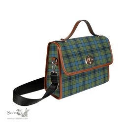 Scottish Canvas Bag Gillies Ancient Clan Tartan Waterproof Canvas Bag - Classic Scottish Plaid Tartan Plaid