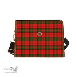 Scottish Canvas Bag Dunbar Modern Clan Tartan Waterproof Canvas Bag - Classic Scottish Plaid Tartan Plaid