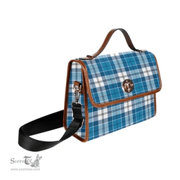 Scottish Canvas Bag Roberton Clan Tartan Waterproof Canvas Bag - Classic Scottish Plaid Tartan Plaid