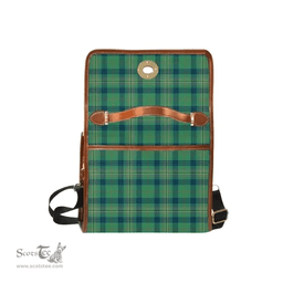 Scottish Canvas Bag Kennedy Ancient Clan Tartan Waterproof Canvas Bag - Classic Scottish Plaid Tartan Plaid
