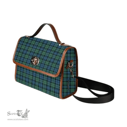Scottish Canvas Bag Campbell Ancient 02 Clan Tartan Waterproof Canvas Bag - Classic Scottish Plaid Tartan Plaid