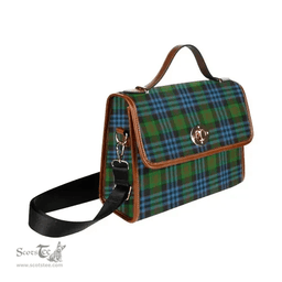 Scottish Canvas Bag Newlands of Lauriston Clan Tartan Waterproof Canvas Bag - Classic Scottish Plaid Tartan Plaid