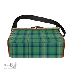 Scottish Canvas Bag Kennedy Ancient Clan Tartan Waterproof Canvas Bag - Classic Scottish Plaid Tartan Plaid