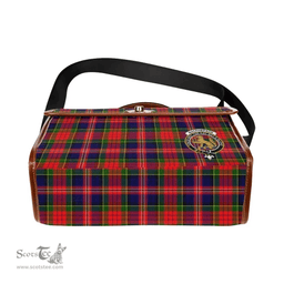 Scottish Canvas Bag MacPherson Clan Clan Tartan Waterproof Canvas Bag - Crest Classic Scottish Plaid Tartan Plaid