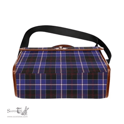 Scottish Canvas Bag Dunlop Modern Clan Tartan Waterproof Canvas Bag - Classic Scottish Plaid Tartan Plaid
