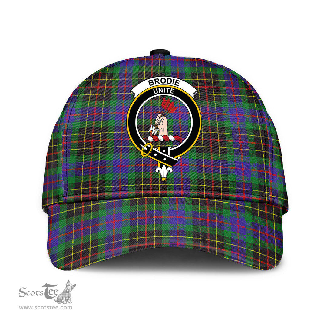 Scottish Brodie Hunting Modern Clan Tartan Tartan Cap - Crest Classic Scottish Plaid Tartan Plaid
