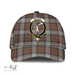 Scottish MacRae Hunting Weathered Clan Tartan Tartan Cap - Crest Classic Scottish Plaid Tartan Plaid