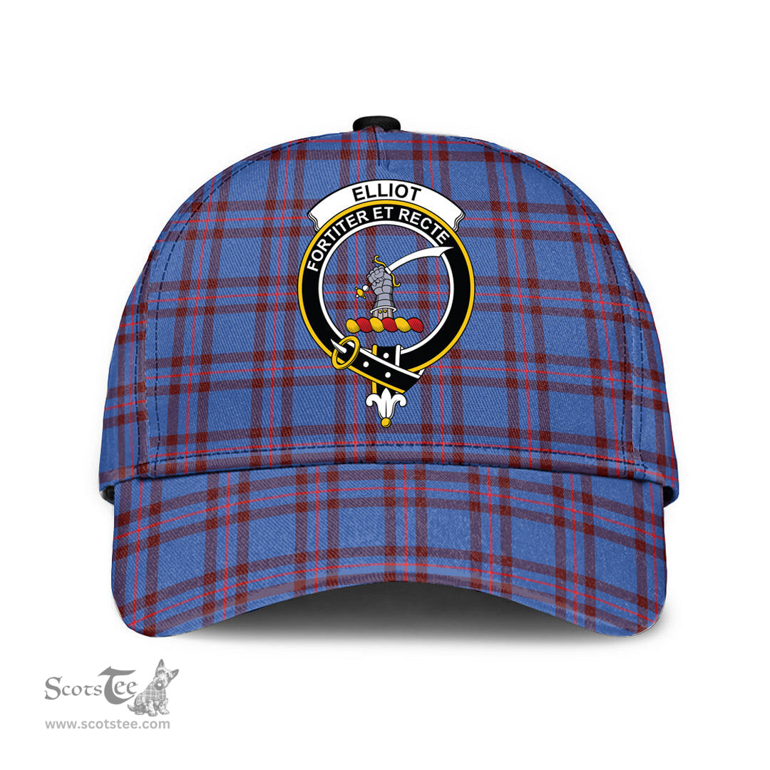 Scottish Elliot Modern Clan Tartan Tartan Cap - Crest Classic Scottish Plaid Tartan Plaid