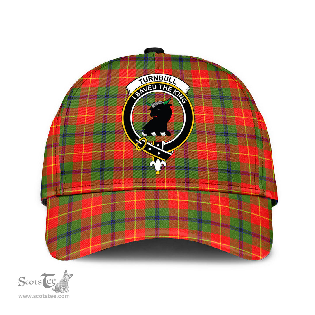 Scottish Turnbull Dress Clan Tartan Tartan Cap - Crest Classic Scottish Plaid Tartan Plaid