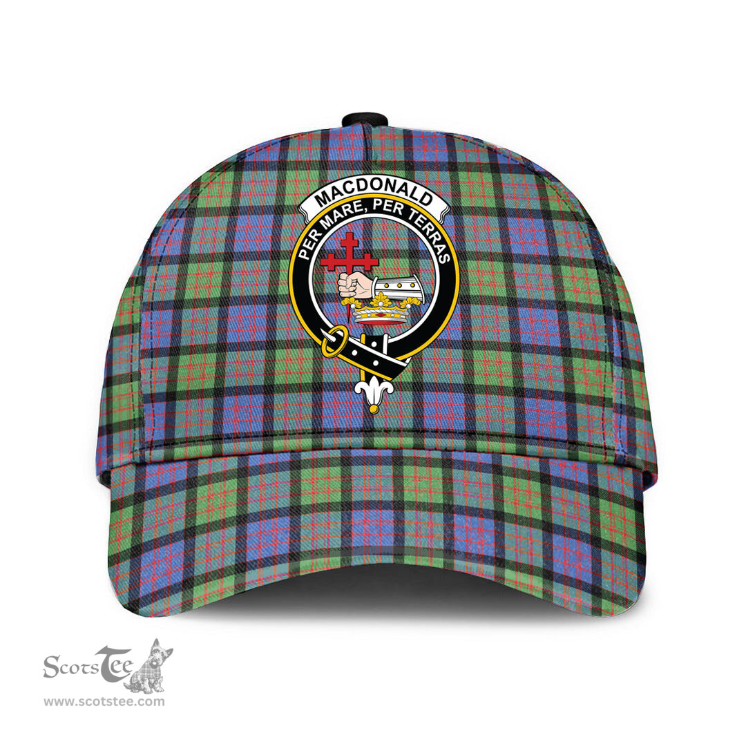Scottish MacDonald Ancient Clan Tartan Tartan Cap - Crest Classic Scottish Plaid Tartan Plaid