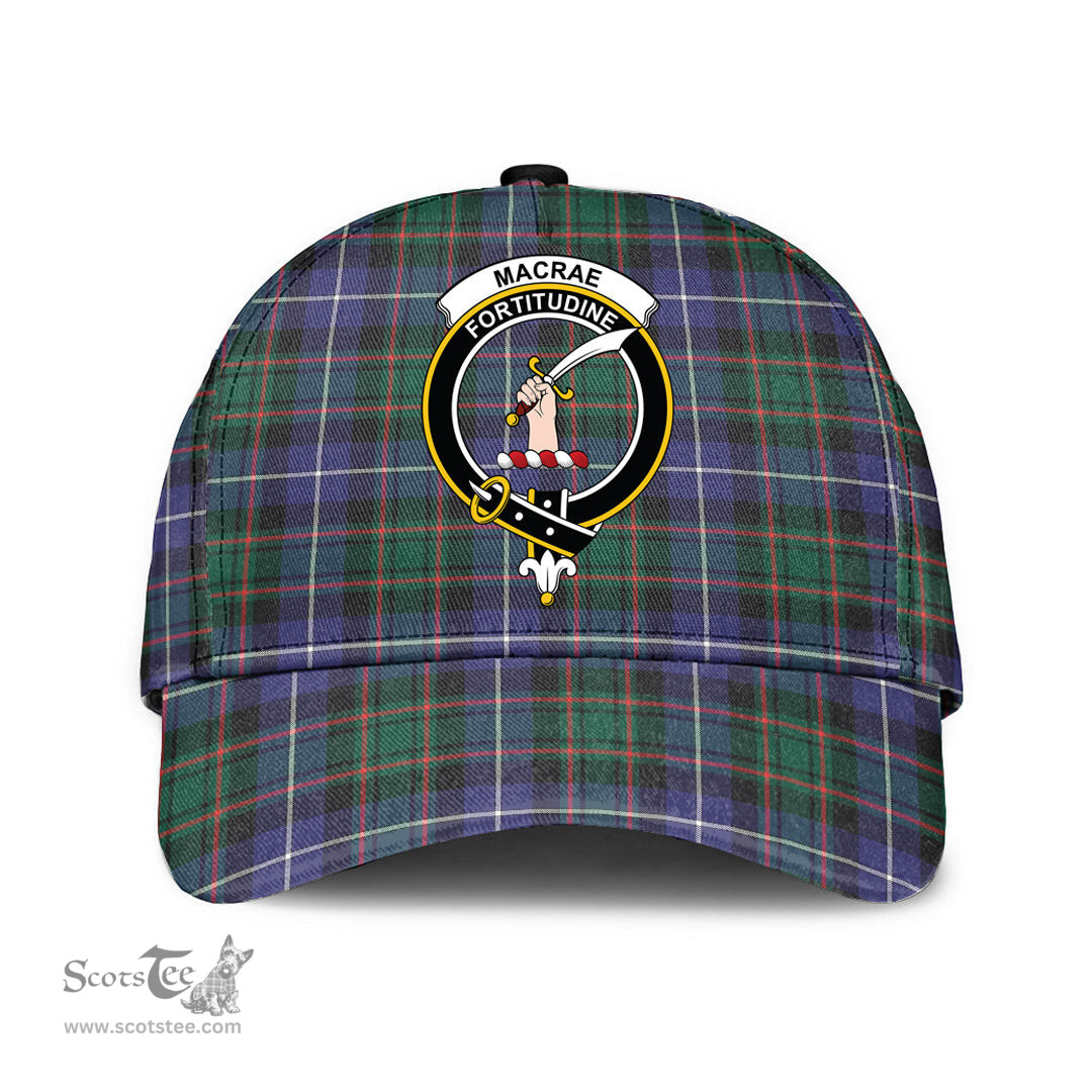 Scottish MacRae Hunting Modern Clan Tartan Tartan Cap - Crest Classic Scottish Plaid Tartan Plaid