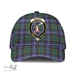 Scottish MacRae Hunting Modern Clan Tartan Tartan Cap - Crest Classic Scottish Plaid Tartan Plaid