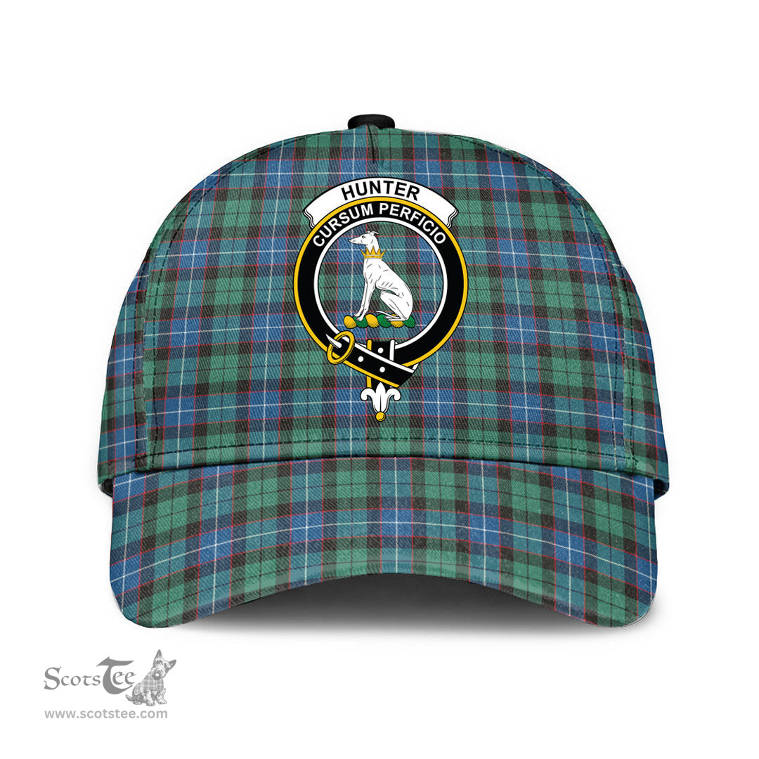Scottish Hunter Ancient Clan Tartan Tartan Cap - Crest Classic Scottish Plaid Tartan Plaid