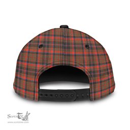 Scottish Cumming Hunting Weathered Clan Tartan Tartan Cap - Crest Classic Scottish Plaid Tartan Plaid