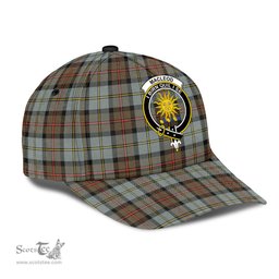 Scottish MacLeod of Harris Weathered Clan Tartan Tartan Cap - Crest Classic Scottish Plaid Tartan Plaid
