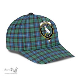 Scottish Hunter Ancient Clan Tartan Tartan Cap - Crest Classic Scottish Plaid Tartan Plaid