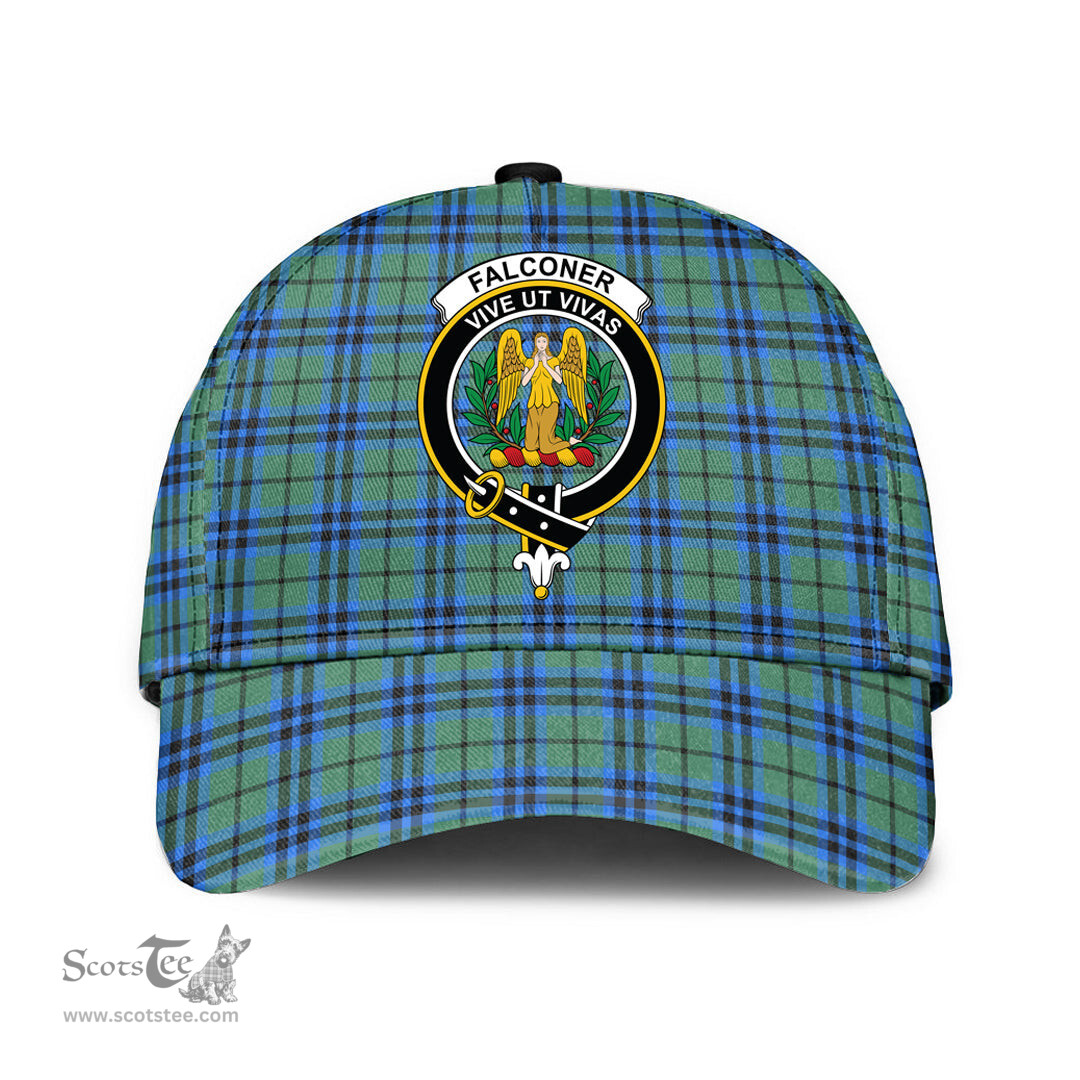 Scottish Falconer Clan Tartan Tartan Cap - Crest Classic Scottish Plaid Tartan Plaid