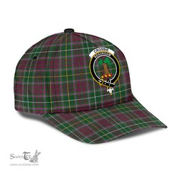 Scottish Crosbie Clan Tartan Tartan Cap - Crest Classic Scottish Plaid Tartan Plaid