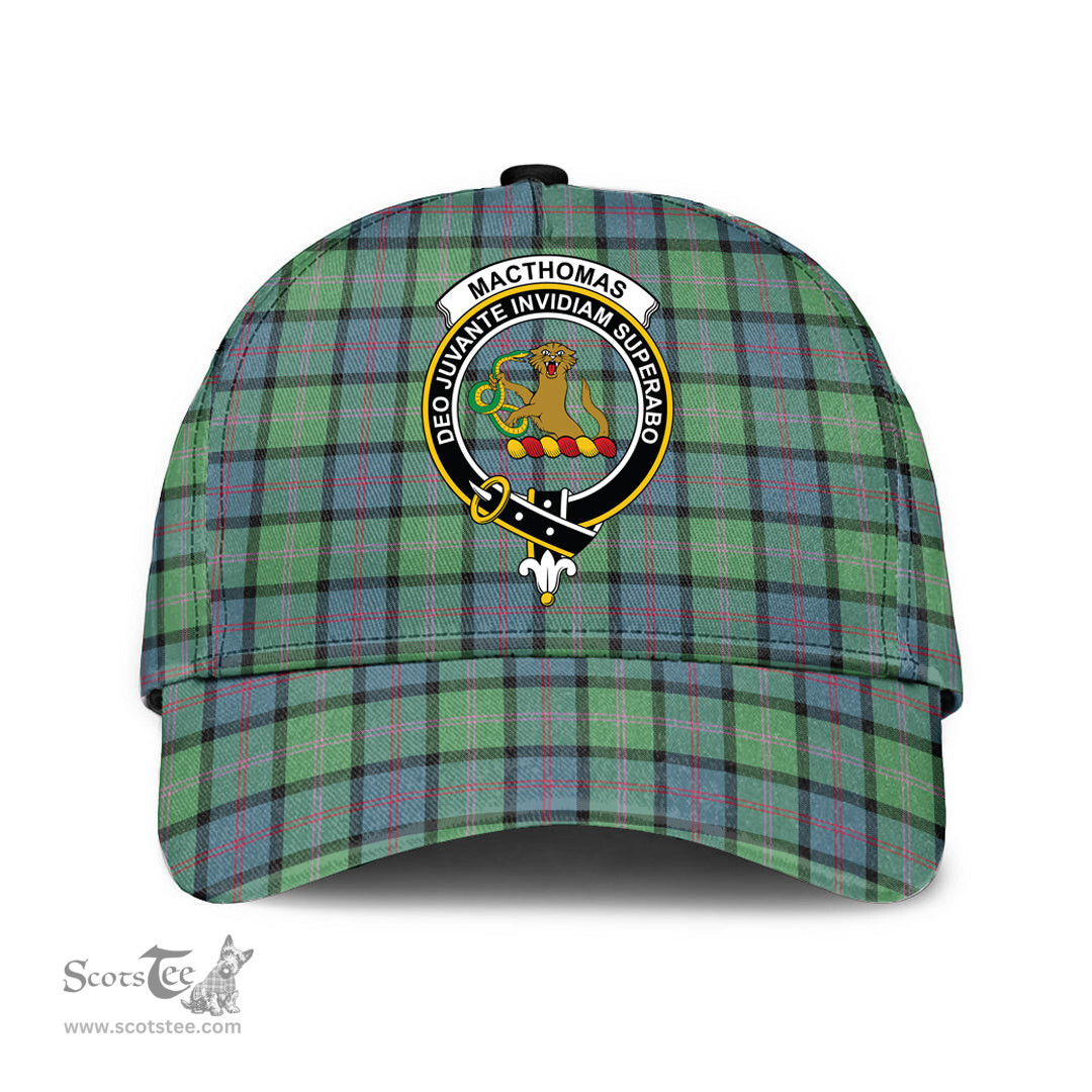 Scottish MacThomas Ancient Clan Tartan Tartan Cap - Crest Classic Scottish Plaid Tartan Plaid