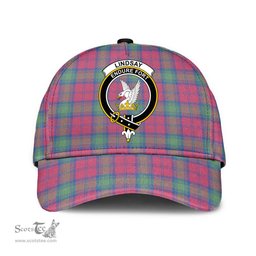 Scottish Lindsay Ancient Clan Tartan Tartan Cap - Crest Classic Scottish Plaid Tartan Plaid