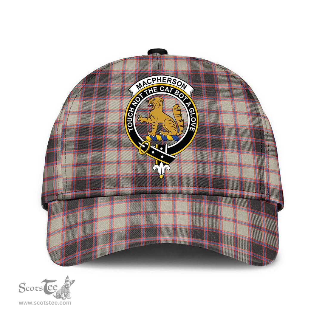 Scottish MacPherson Hunting Ancient Clan Tartan Tartan Cap - Crest Classic Scottish Plaid Tartan Plaid