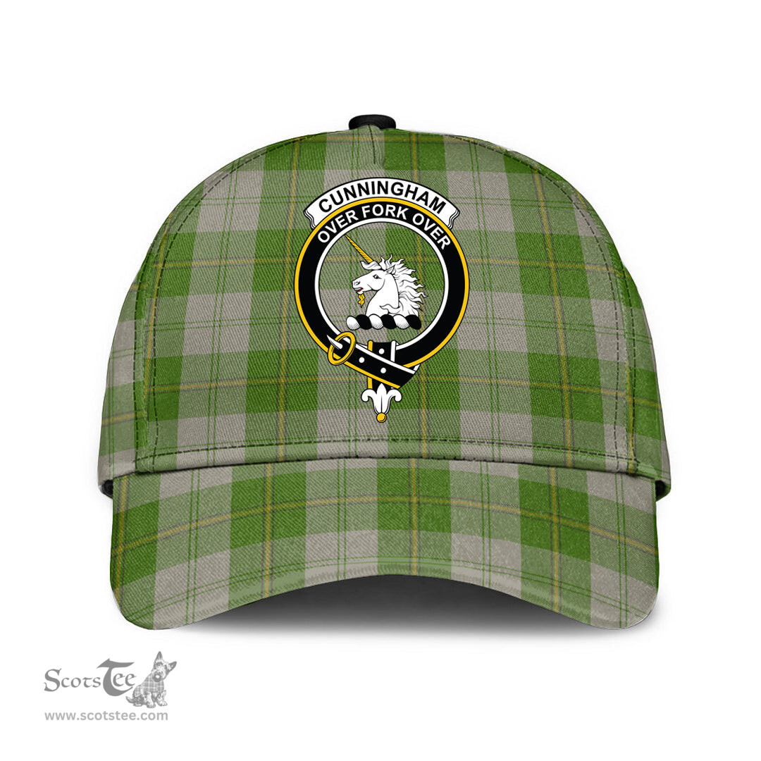 Scottish Cunningham Dress Green Dancers Clan Tartan Tartan Cap - Crest Classic Scottish Plaid Tartan Plaid
