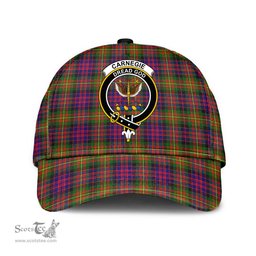 Scottish Carnegie Modern Clan Tartan Tartan Cap - Crest Classic Scottish Plaid Tartan Plaid