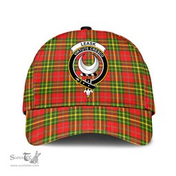 Scottish Leask Clan Tartan Tartan Cap - Crest Classic Scottish Plaid Tartan Plaid