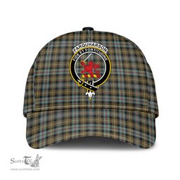Scottish Farquharson Weathered Clan Tartan Tartan Cap - Crest Classic Scottish Plaid Tartan Plaid