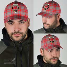 Scottish Moubray Clan Tartan Tartan Cap - Crest Classic Scottish Plaid Tartan Plaid
