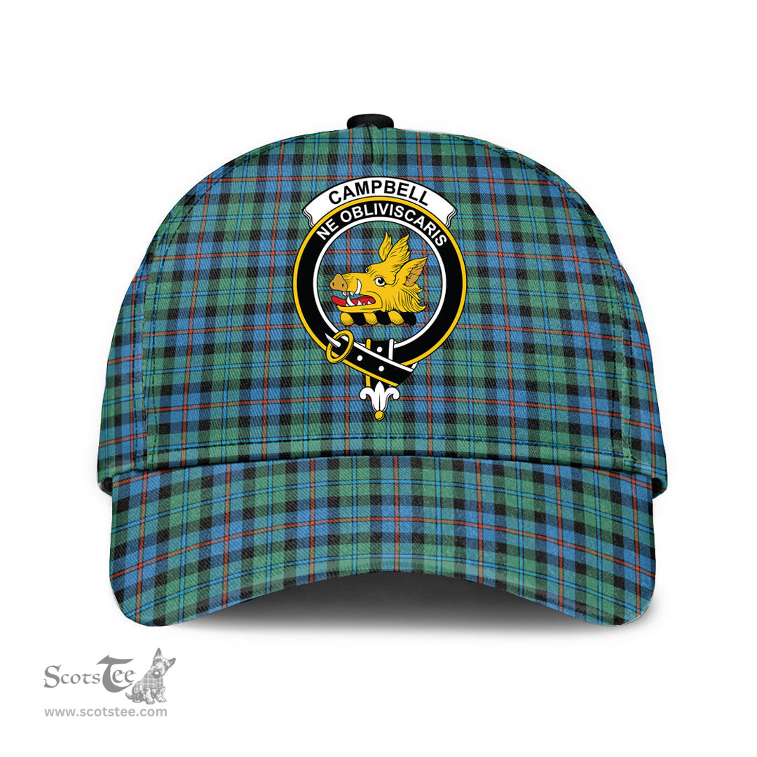Scottish Campbell of Cawdor Ancient Clan Tartan Tartan Cap - Crest Classic Scottish Plaid Tartan Plaid